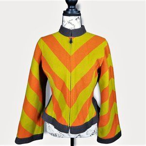 HERMES Paris - Reversible Blouson - Wool & Cashmere - NEW, Never Worn, French 36